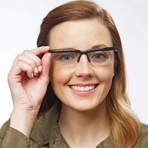 Reading Glasses Adjustable Focus & Scratch-Resistant