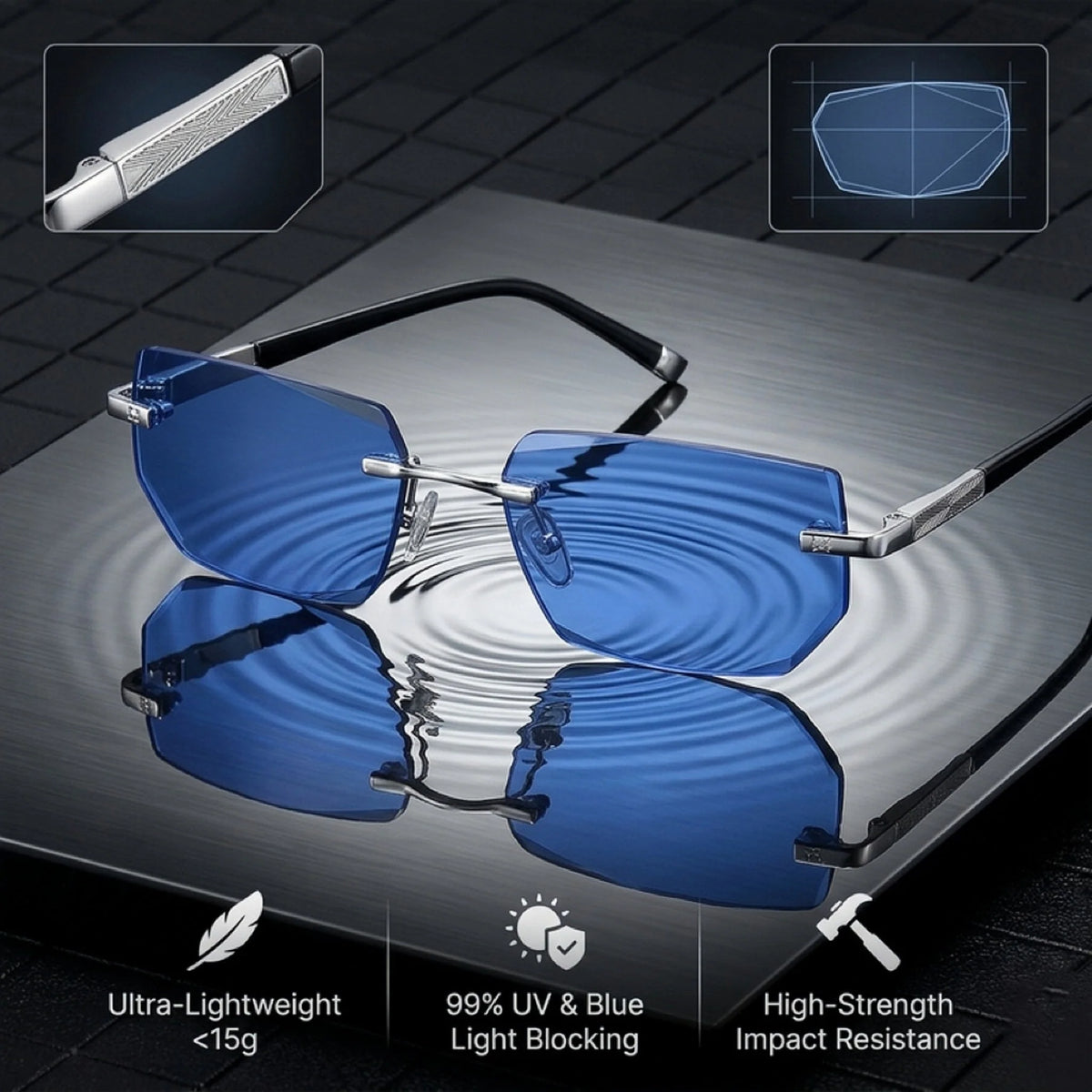 Reading Glasses Auto-Focus Blue Light & UV Protection