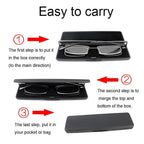 Reading Glasses Compact Foldable Stainless Steel