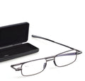 Reading Glasses Compact Folding Stainless Steel Frame