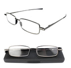 Reading Glasses Compact Folding Stainless Steel Frame
