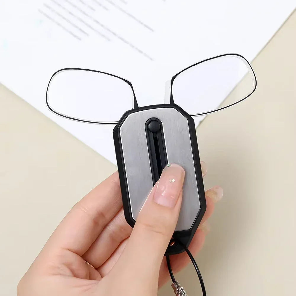 Reading Glasses Foldable Keychain Ultra-Compact