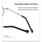 Reading Glasses Foldable Titanium Blue Light