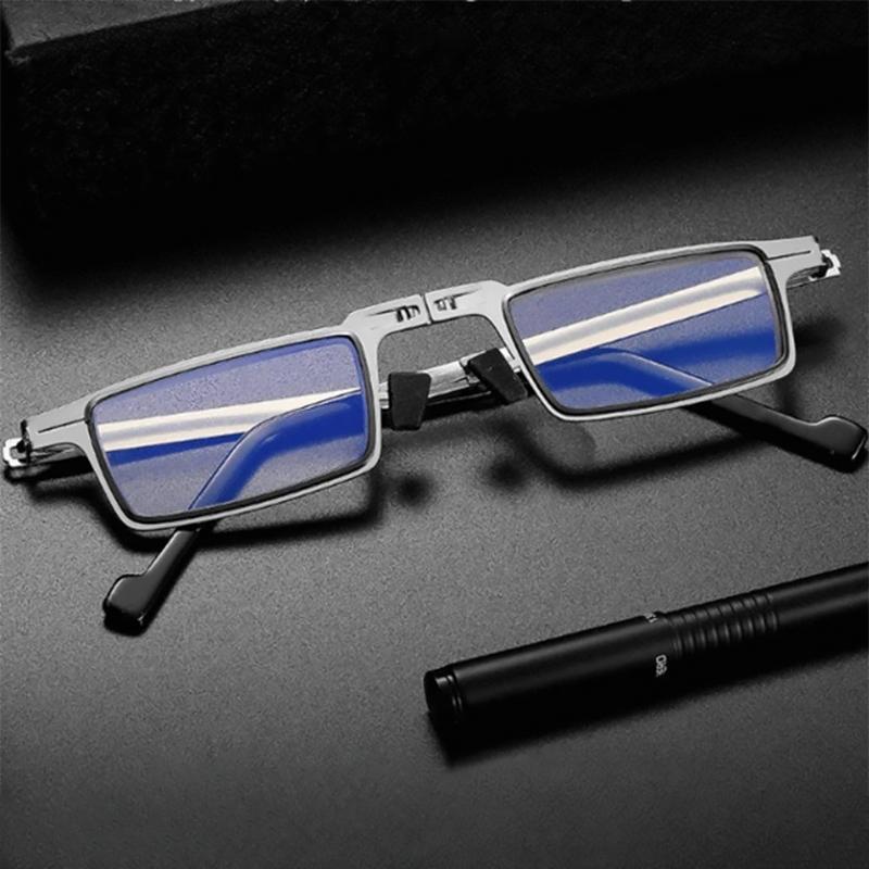 Reading Glasses Foldable Ultralight Titanium Blue Light Filter