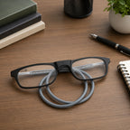 Reading Glasses Neck Strap & Magnetic Arms High-Clarity Lenses