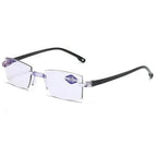Reading Glasses Progressive Multifocal Blue Light Rimless