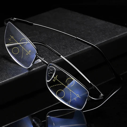 Reading Glasses Progressive Multifocal Blue Light & UV Protection