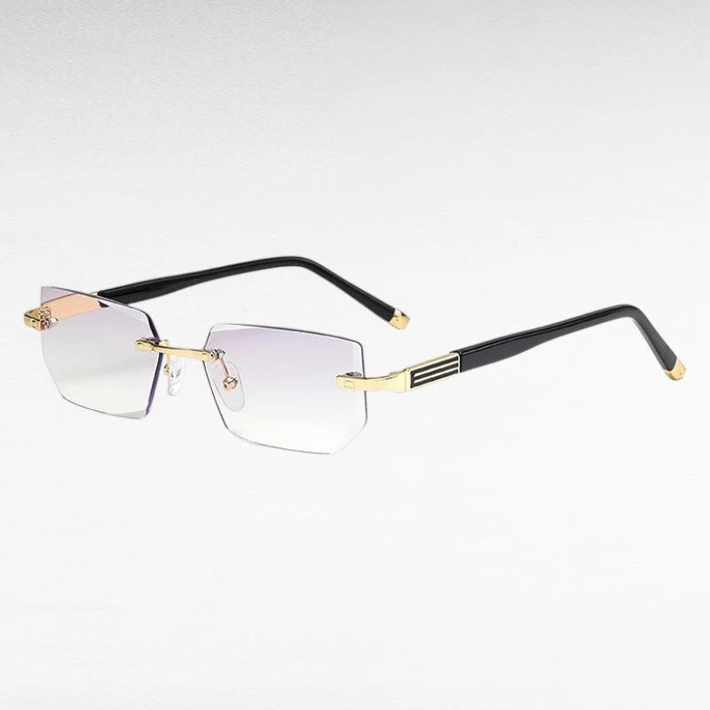 Reading Glasses Progressive Multifocal Ultralight Rimless Blue Light