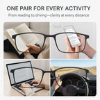 Reading Glasses Progressive Photochromic Blue-Light Protection