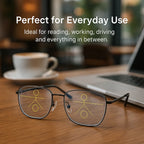 Reading Glasses Progressive Photochromic Blue-Light Protection