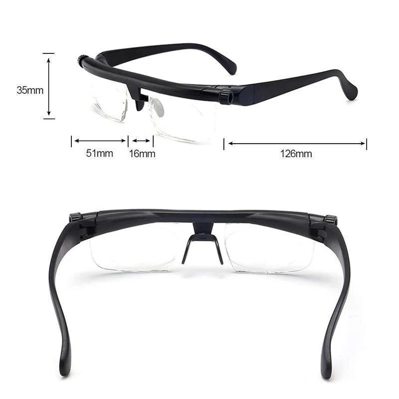 Reading Glasses Twist-Adjustable Lenses Lightweight Frame