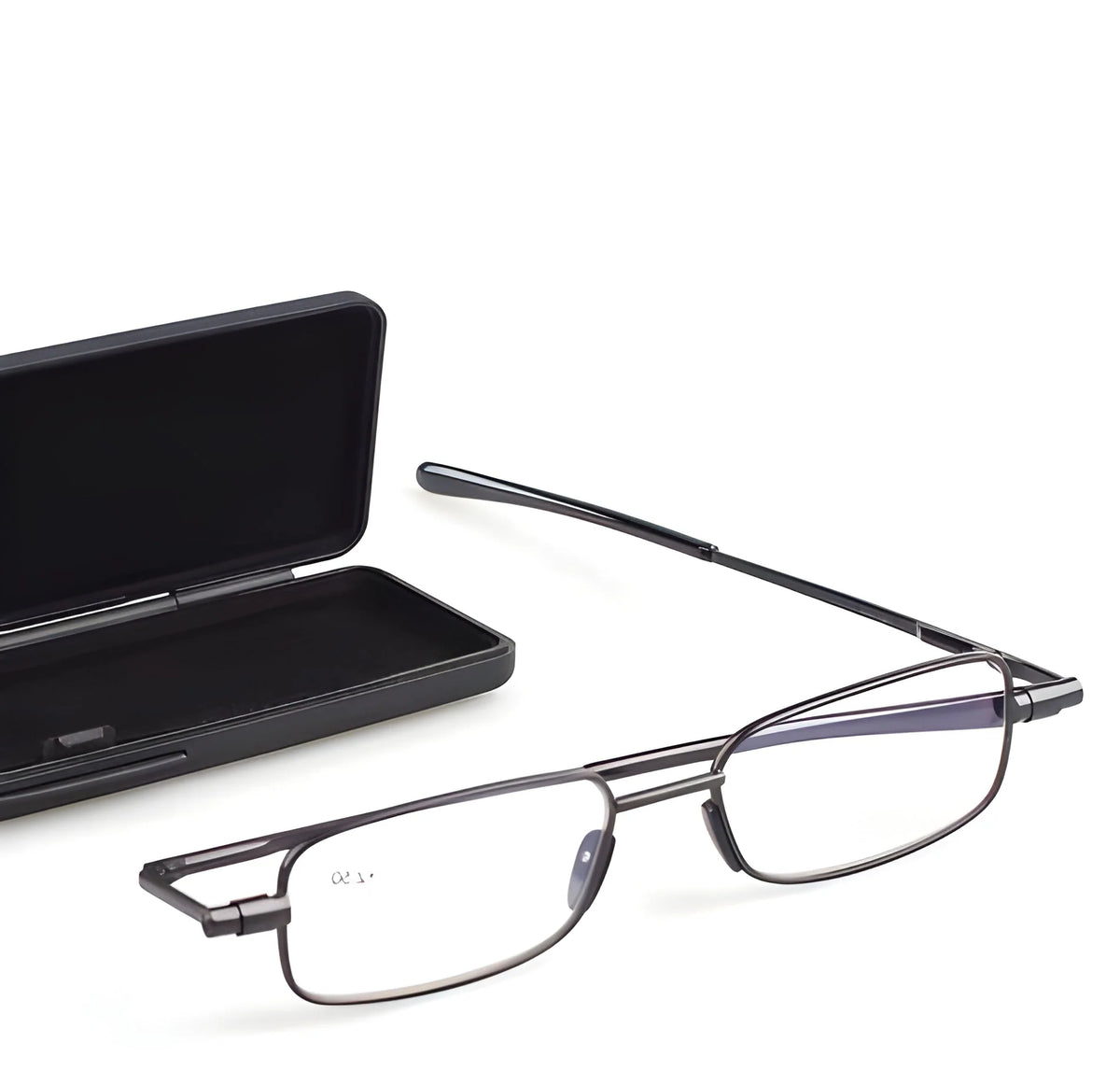 Reading Glasses Ultra-Compact Foldable Stainless Steel Frame