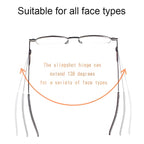 Reading Glasses Ultra-Compact Foldable Stainless Steel Frame