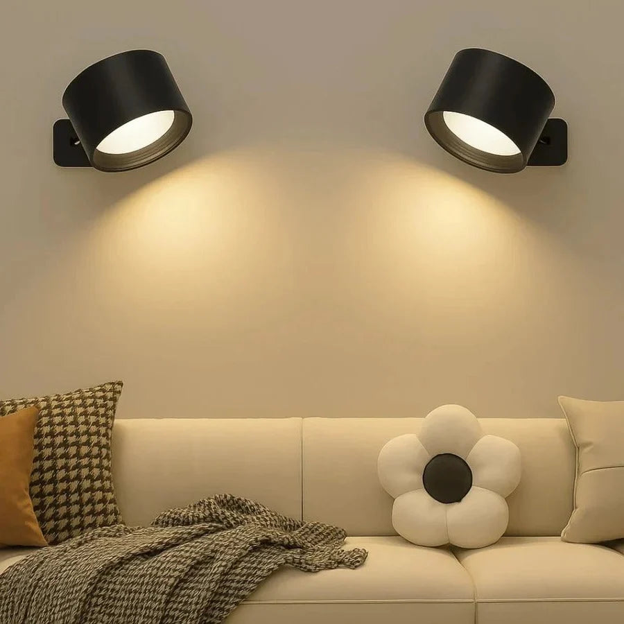 Reading Lamp Cordless Rechargeable 360° Magnetic Touch Control