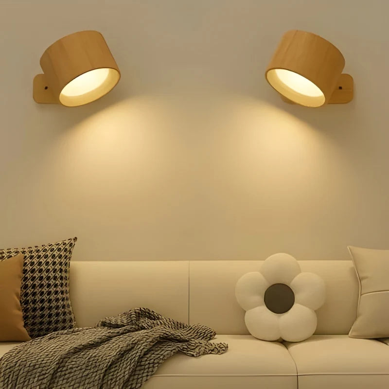 Reading Lamp Cordless Rechargeable 360° Magnetic Touch Control
