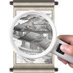 Reading Magnifier 30x Magnification 12 LED 5-Inch Lens