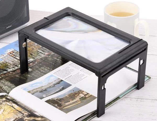 Reading Magnifier Hands-Free 3x Magnification LED Light