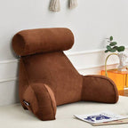 Reading Pillow Ergonomic Backrest & Armrests Soft-Touch Cover