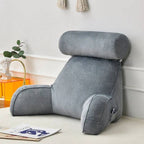 Reading Pillow Ergonomic Backrest & Extended Armrests