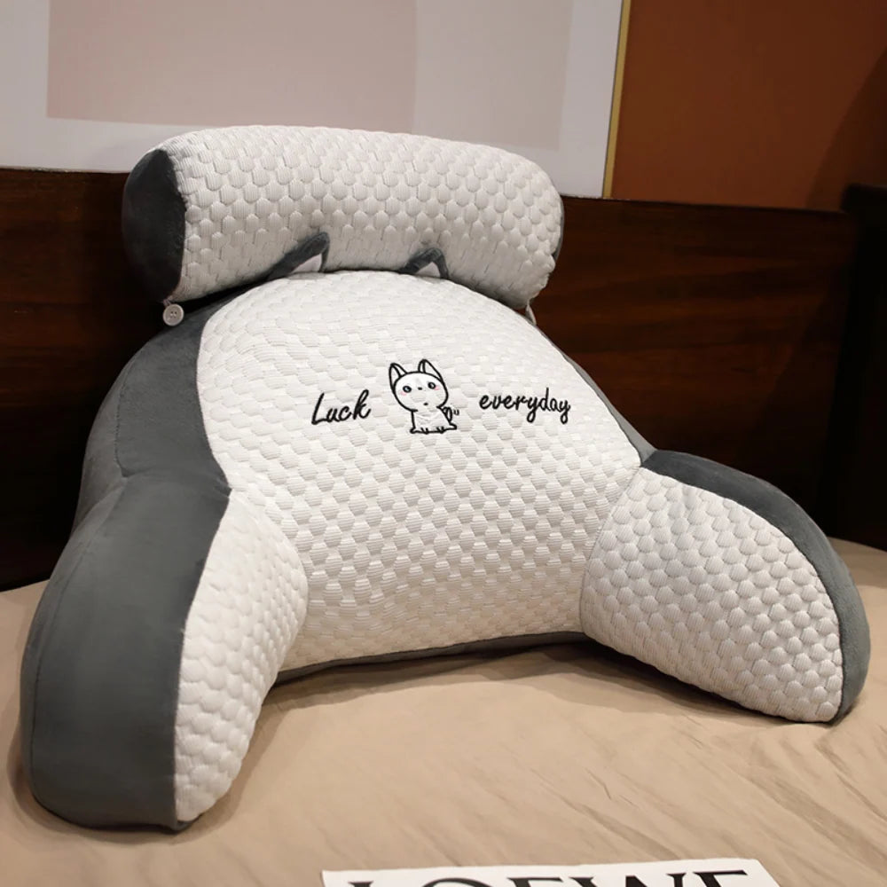 Reading Pillow Extra-Large Memory Foam Backrest & Arm Support