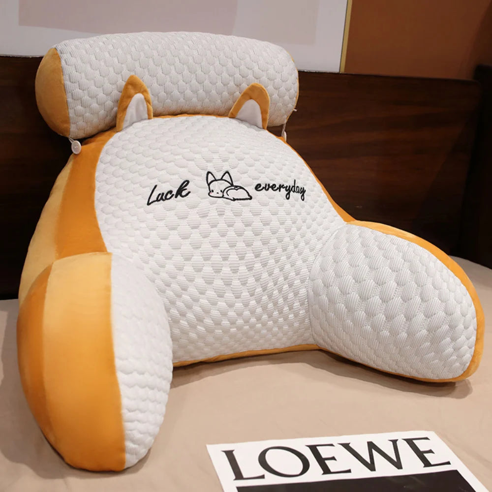 Reading Pillow Extra-Large Memory Foam Backrest & Arm Support