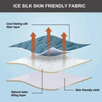 Reading Pillow Upright Support Silk-Blend Cover & Side Pockets