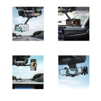 Rear View Mirror Phone Holder Rotatable & Retractable Arm