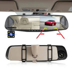 Rearview Mirror Dash Cam Dual 1080P Front & Rear