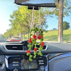 Rearview Mirror Ornament Handmade Wool Lightweight