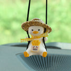 Rearview Mirror Ornament Resin Scented Duck Charm