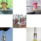 Rearview Mirror Ornament Resin Scented Duck Charm