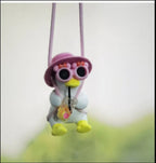 Rearview Mirror Ornament Resin Scented Duck Charm