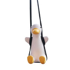 Rearview Mirror Ornament Resin Scented Duck Charm