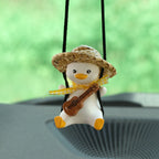 Rearview Mirror Ornament Resin Scented Duck Charm