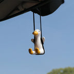 Rearview Mirror Ornament Resin Scented Duck Charm