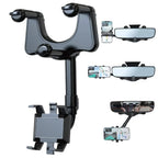 Rearview Mirror Phone Mount 360 Degree Rotation Tool-Free Clip