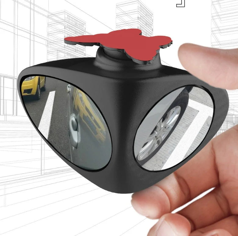 Rearview Mirror Triangle Blind-Spot Eliminator Universal Clip-On
