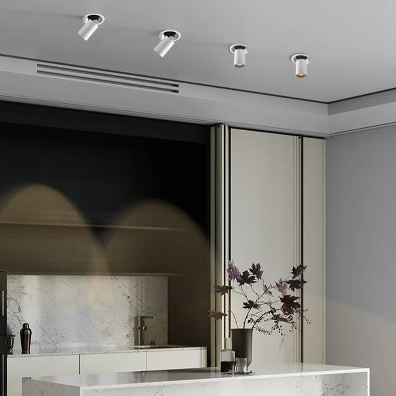 Recessed Ceiling Light Integrated Dimmable LED Die-Cast Aluminum