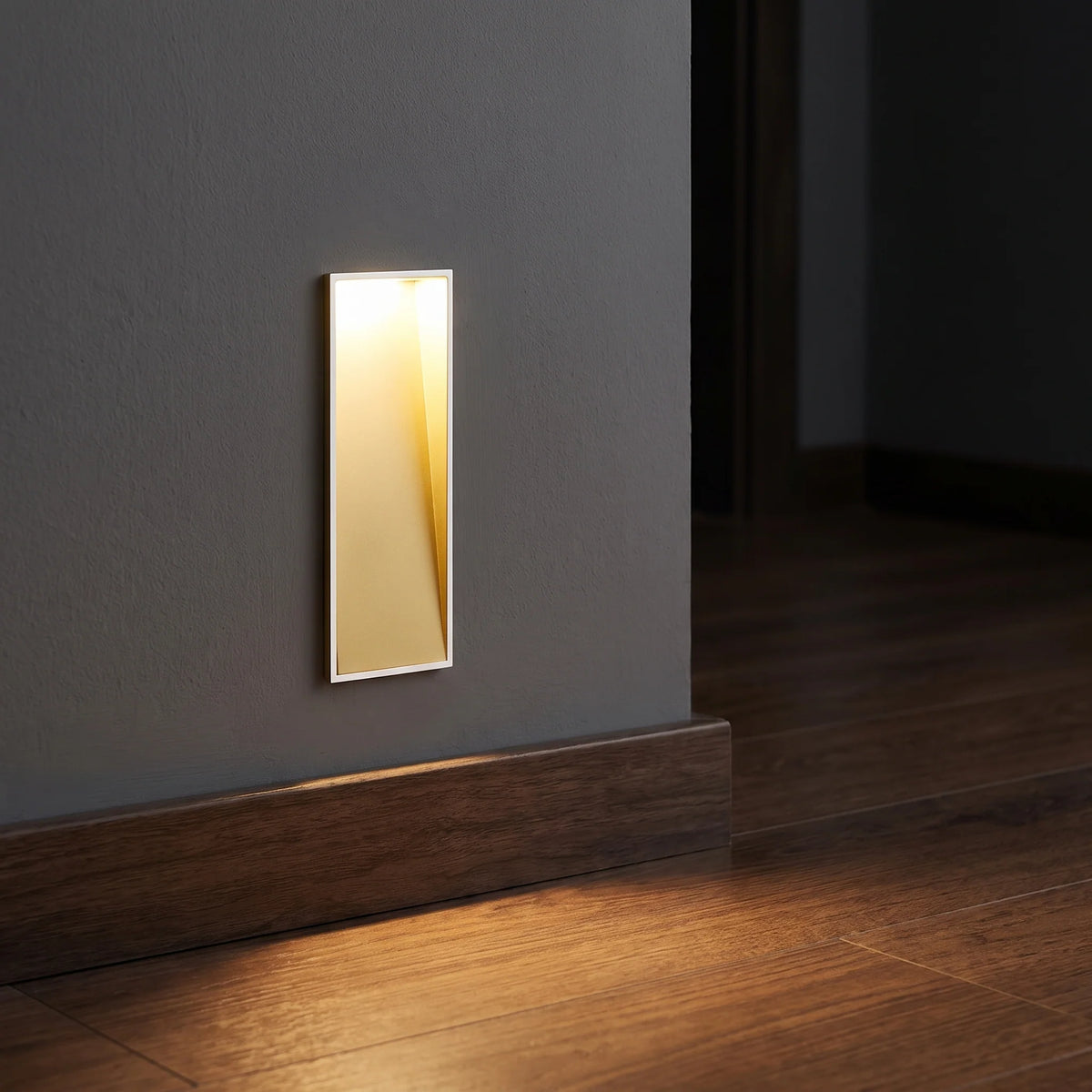 Recessed Hallway Light Motion & Dusk Sensor Warm White Indirect