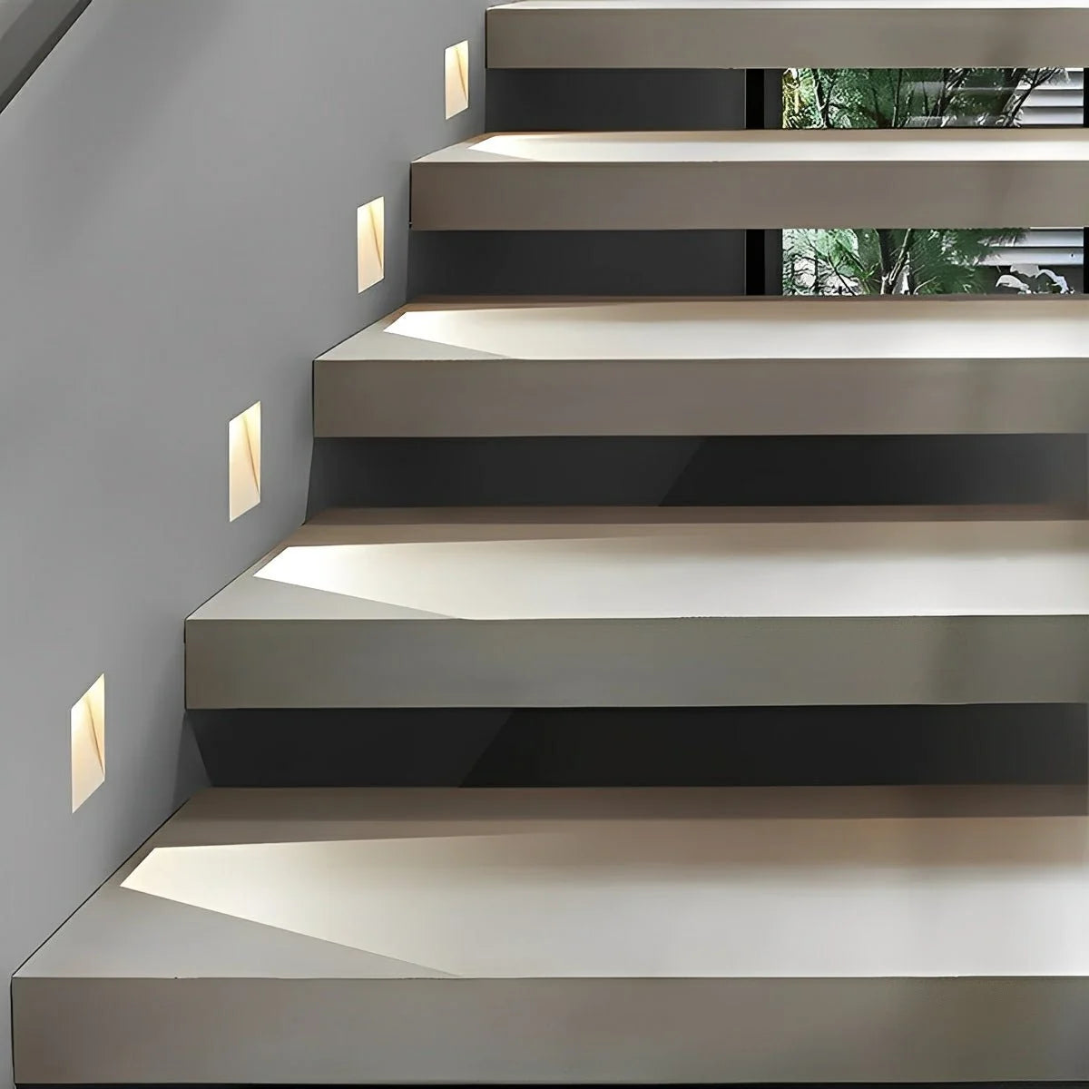 Recessed Hallway Light Motion & Dusk Sensor Warm White Indirect