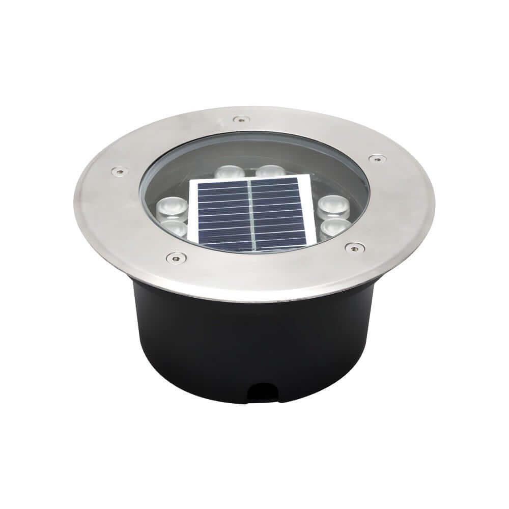Recessed Solar Garden Light Auto Light Sensor Weather-Resistant