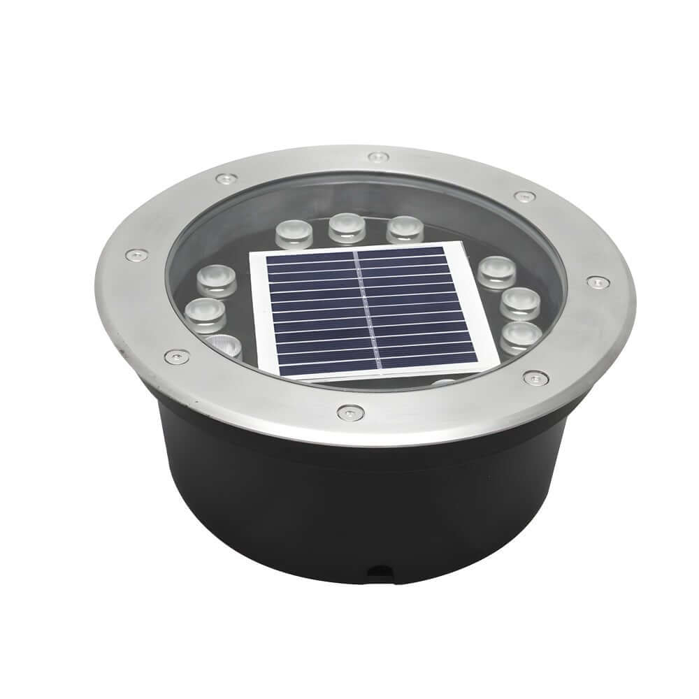 Recessed Solar Garden Light Auto Light Sensor Weather-Resistant