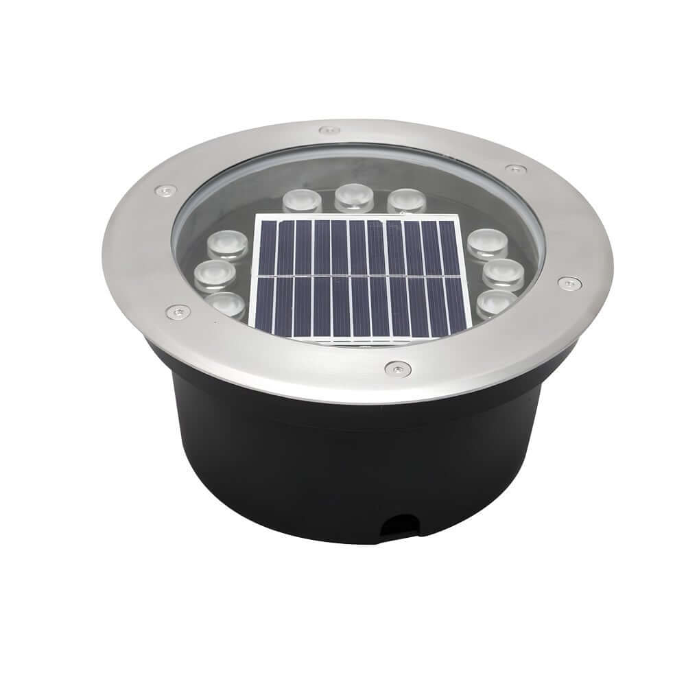 Recessed Solar Garden Light Auto Light Sensor Weather-Resistant