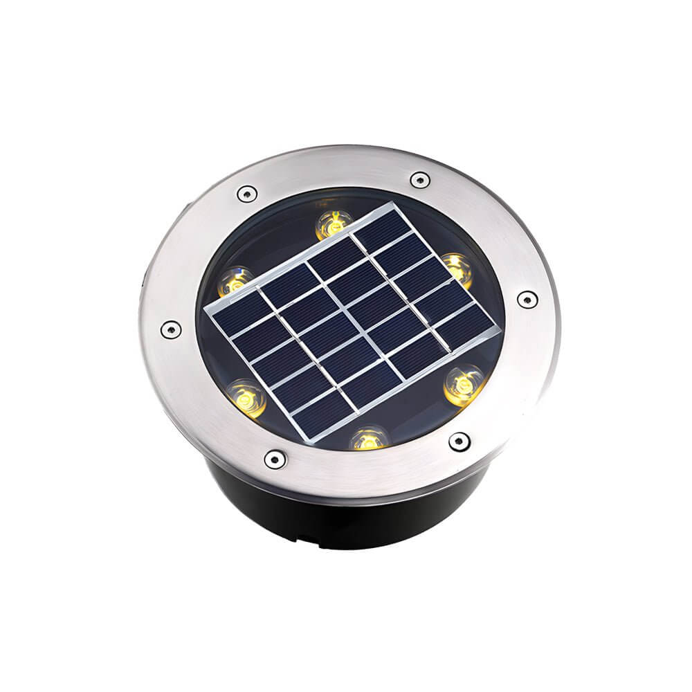 Recessed Solar Garden Light Auto Light Sensor Weather-Resistant