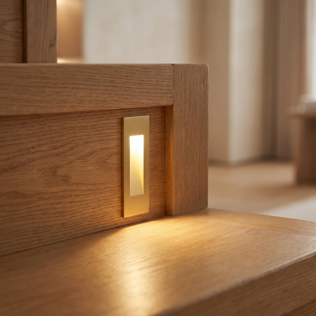 Recessed Stair Light Flush Motion Sensor Warm White