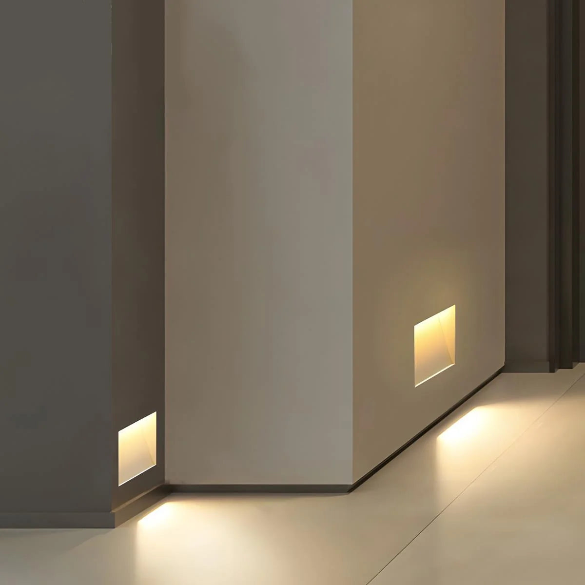 Recessed Stair Light Flush Motion Sensor Warm White