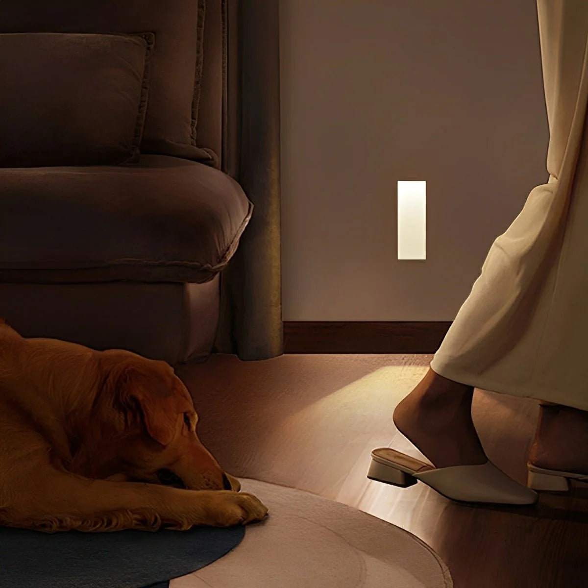 Recessed Stair Light Flush Motion Sensor Warm White