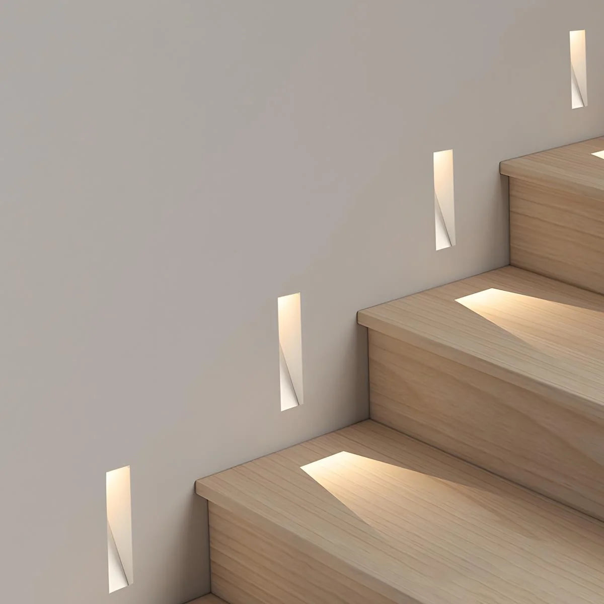 Recessed Stair Light Flush Motion Sensor Warm White