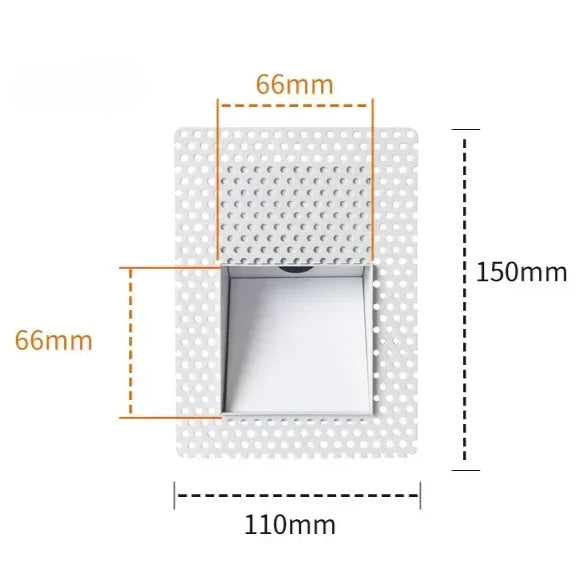Recessed Stair Light Frameless Motion Sensor 3W LED
