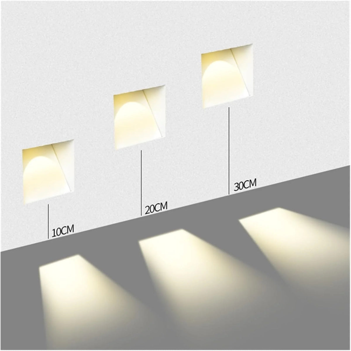 Recessed Stair Light Frameless Motion Sensor 3W LED